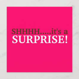 Överraskad födelsedagseftermiddag - över Backe Inbjudningar