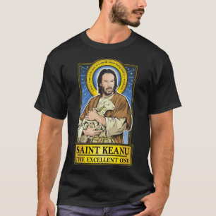 Överraskad Gift Keanu Art Reeves ger Music Fläkt T Shirt