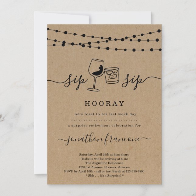 Överraskad inbjudan till Pension-partiet (Framsida)