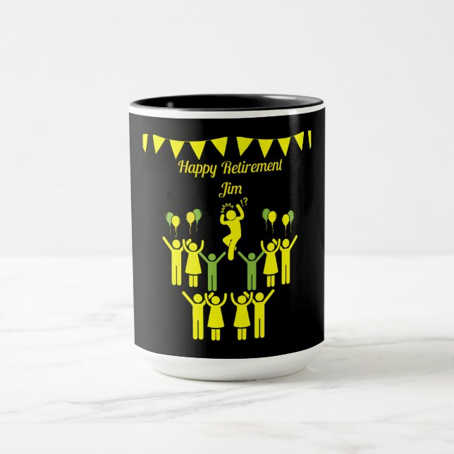 Överraskad Pension Party Mugg (Center)