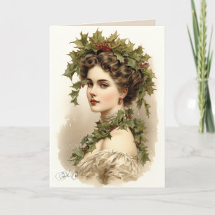 Överraskad under Mistletoe Helgkort