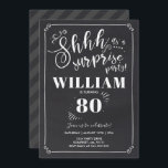 Överraskad Vintage på 80:e födelsedagsinbjudan öve Inbjudningar<br><div class="desc">Överraskad 80-dagars inbjudan. Alla utformningar är © PIXEL PERFECTION PARTY LTD</div>