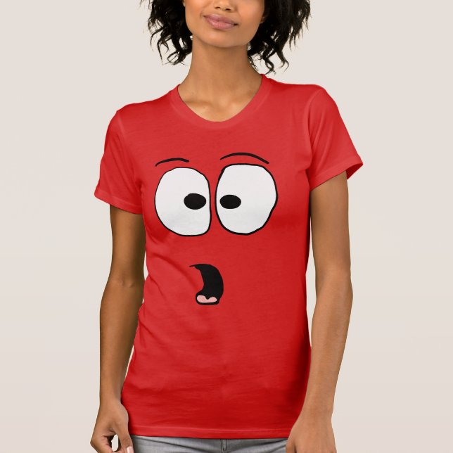 Överraskande ansikte Shirt T-shirt (Framsida)