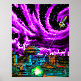 Överraskande attack (11 x 14 tum) - Poster av teck