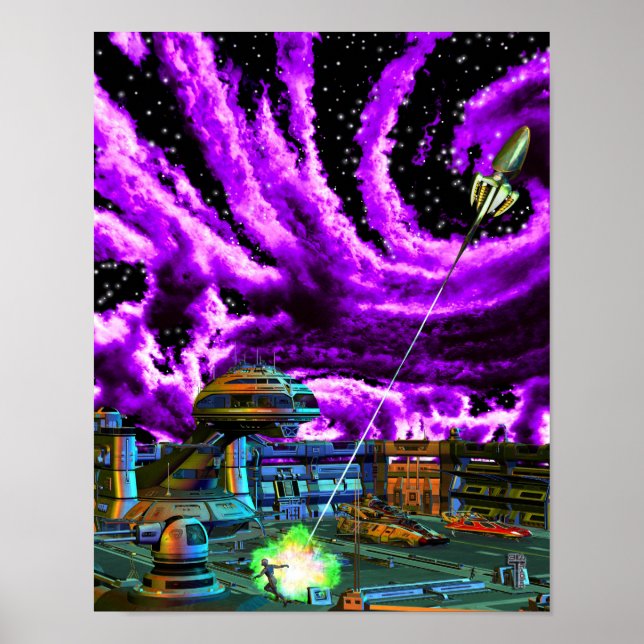 Överraskande attack (11 x 14 tum) - Poster av teck (Framsidan)