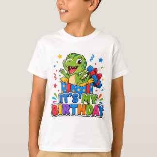 Överraskande dinosauriepresentlåda Det är min föde T Shirt