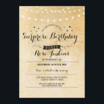 Överraskande födelsedag 40:e femtionde 60:e Blommi Inbjudningar<br><div class="desc">Lägg till dina uppgifter i den här eleganten,  stil i blommigt inbjudan. Lägg till vilken ålder som helst. Bakåtskriften ingår.</div>