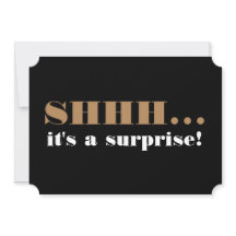 Överraskande Födelsedagsfest inbjudan över Backe