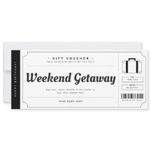 Överraskande Helgutflykt Present Resa Voucher