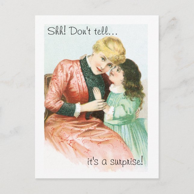 Överraskande Party-vykortsinbjudan Inbjudan Vykort (Framsida)