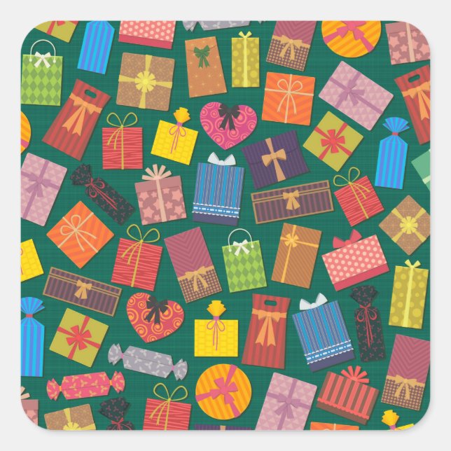 överraskande presenter klistermärken (Framsida)