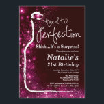 Överraskning Åldrasen Vin 21:a födelsedagen till P Inbjudningar<br><div class="desc">Överraskad 21:a Vin-födelsedagsinbjudan. Åldras till Perfektion. Svarta och Rosa Glitter. Röda Vin. Inbjudan till provsmakning i Vin. Svart och Guld Glitter Champagne. 18:e 20:e 21:e 30:e 40:e 60:e 70:e 80:e 90:e 100:e, alla åldrar. Om du vill göra ytterligare anpassningar klickar du på knappen Anpassa och användor verktygen som är utformat...</div>