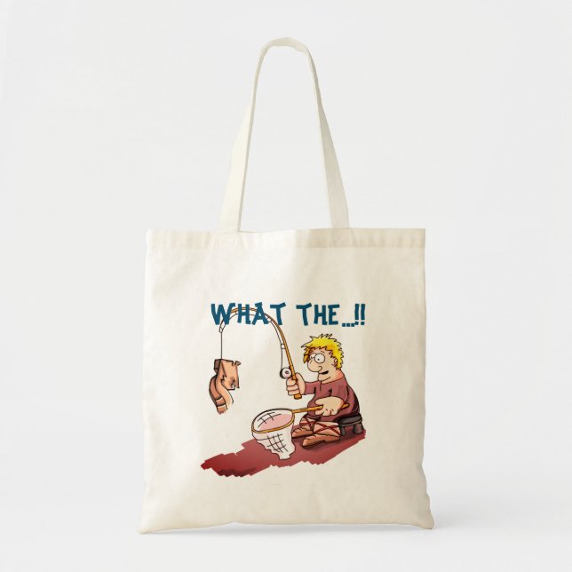 Överraskning av fiskeredskap tygkasse (Framsidan)