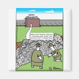 överraskning av kycklingskelett FINS-final+adress+ Magnet