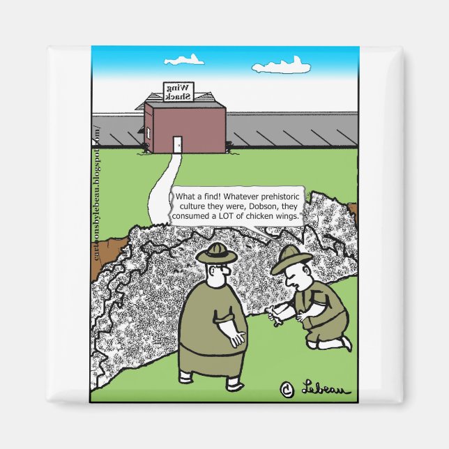 överraskning av kycklingskelett FINS-final+adress+ Magnet (Framsidan)