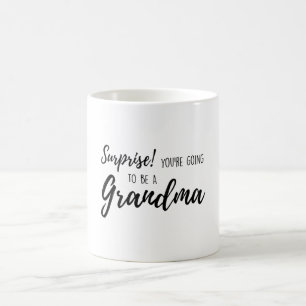 Överraskning Du kommer bli mormor Kaffemugg