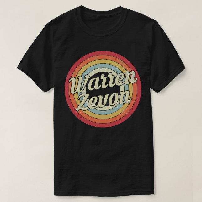 Överraskning Gift Warren Art Zevon Halloween Helgd T Shirt (Design framsida)