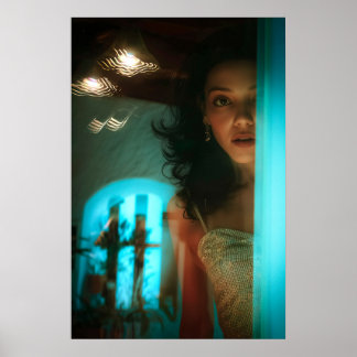 Överraskning, håll ut från en dörr poster