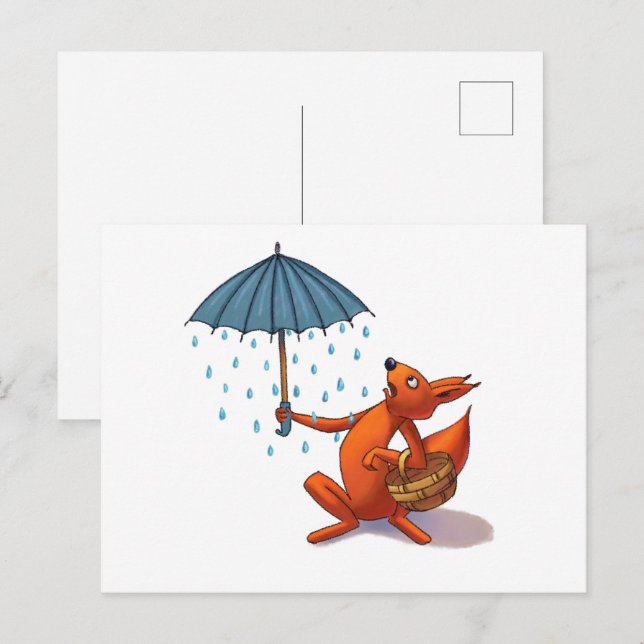 Överraskning! Helg Vykort (Fram/baksida)