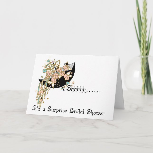 Överraskning! inbjudningskort för möhippan! (Framsida)