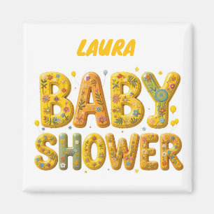 Överraskning på babyfest magnet