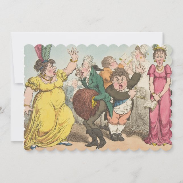 Överraskning - storlek för platta inbjudningar 12, (Framsida)