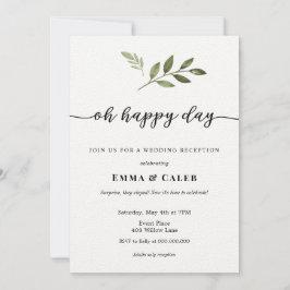 Överraskning, vi rymde! Bröllopsfestinbjudan Inbjudningar