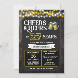 Överraskningsbryggeri jubilerar 27 år med Cheers a Inbjudningar