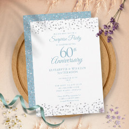 Överraskningsfest 60-årsjubileum Kärlekshjärtan Inbjudningar