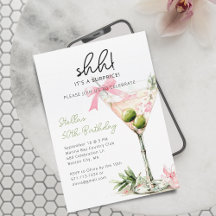 Överraskningsfest för födelsedag Vattenfärgs Marti