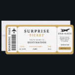 Överraskningsresa Biljett Flygplansresa Boarding P Inbjudningar<br><div class="desc">Överraskningsresa Biljett,  Överraskning Boarding Kupon Pass,  Evenemangsbiljett mall,  Fake Flygplansresa,  en överraskningsresa för en vän eller familjemedlem!</div>