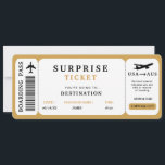 Överraskningsresa Biljett Flygplansresa Boarding P Inbjudningar<br><div class="desc">Överraskningsresa Biljett,  Överraskning Boarding Kupon Pass,  Evenemangsbiljett mall,  Fake Flygplansresa,  en överraskningsresa för en vän eller familjemedlem!</div>