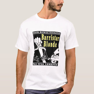 Överrättsadvokatblondin T-shirt
