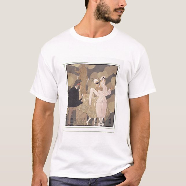 Överrrakning (w/c på papper) t shirt (Framsida)