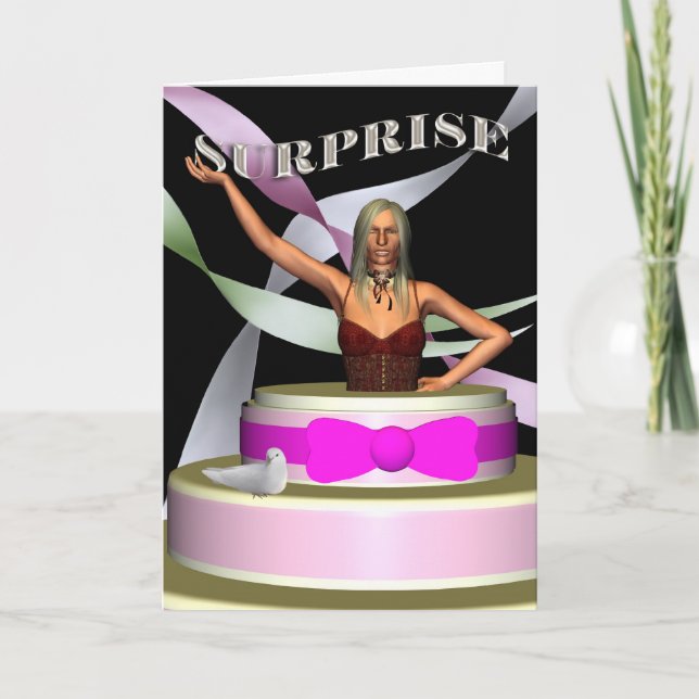 Överrrakningfödelsedaginbjudan Inbjudan (Framsida)