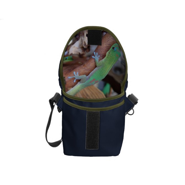 Överrrakninginsida - Geckovän Kurir Väska (Framsidan Öppen)