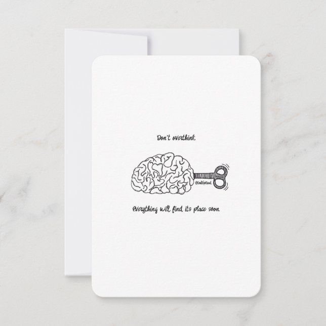 Översätt inte, det är okej - Flat Card (Framsida)