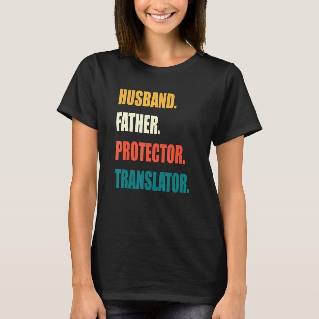 Översättare för skydd av make Far T Shirt (Framsida)