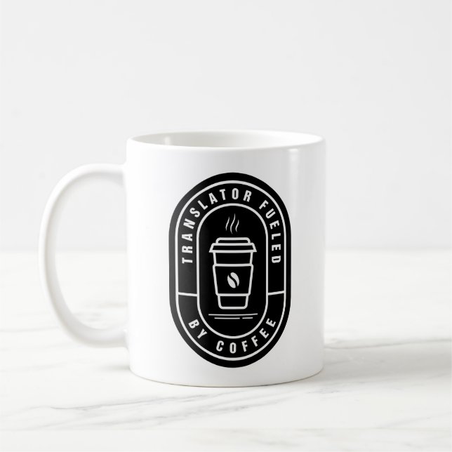 Översättare fueled by Coffee Kaffemugg (Vänster)