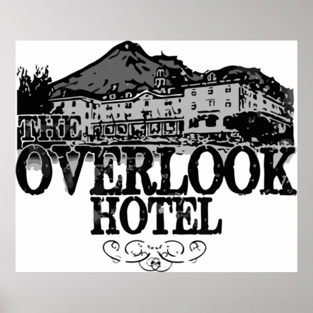 Överse hotellets skräckroman poster (Framsidan)