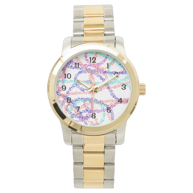 Oversiderad 2-tonsarmbandsur armbandsur (Framsida)