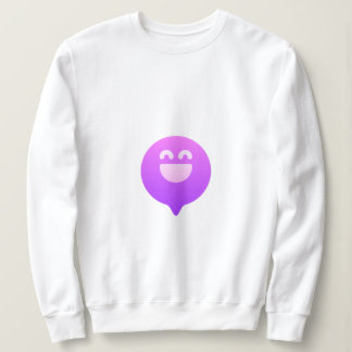 Oversiderad leende Ansikte Sweatshirt | Lycklig An T Shirt