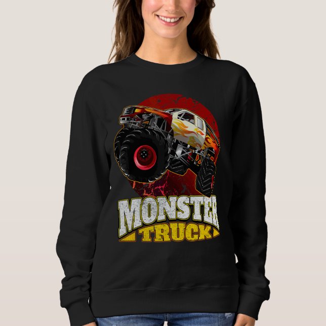 Oversiderad Monster Lastbil T Shirt (Framsida)
