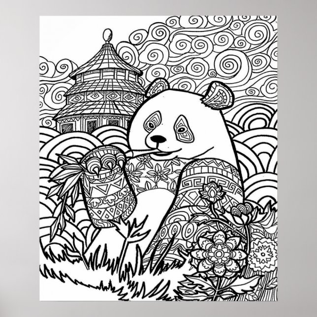 Oversifierad 20 x 24-färgning Poster 10 (Framsidan)