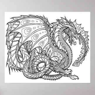 Oversifierad 20 x 24-färgning Poster 19