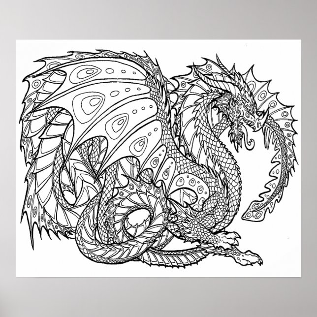 Oversifierad 20 x 24-färgning Poster 19 (Framsidan)