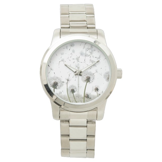 Oversifierad kvinnobevakning i Silver - Elegan Armbandsur (Framsida)