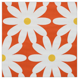 Oversifierad XL-utskriftsblomma Retro Fabric Tyg