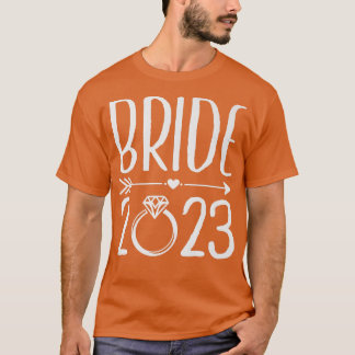 Översikt 2023 som ska gifta sig 2023 Bröllop Engag T Shirt
