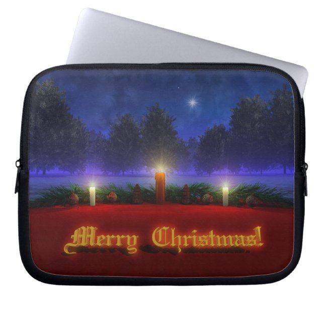 Översikt Jul Laptop sleeve (Framsidan)